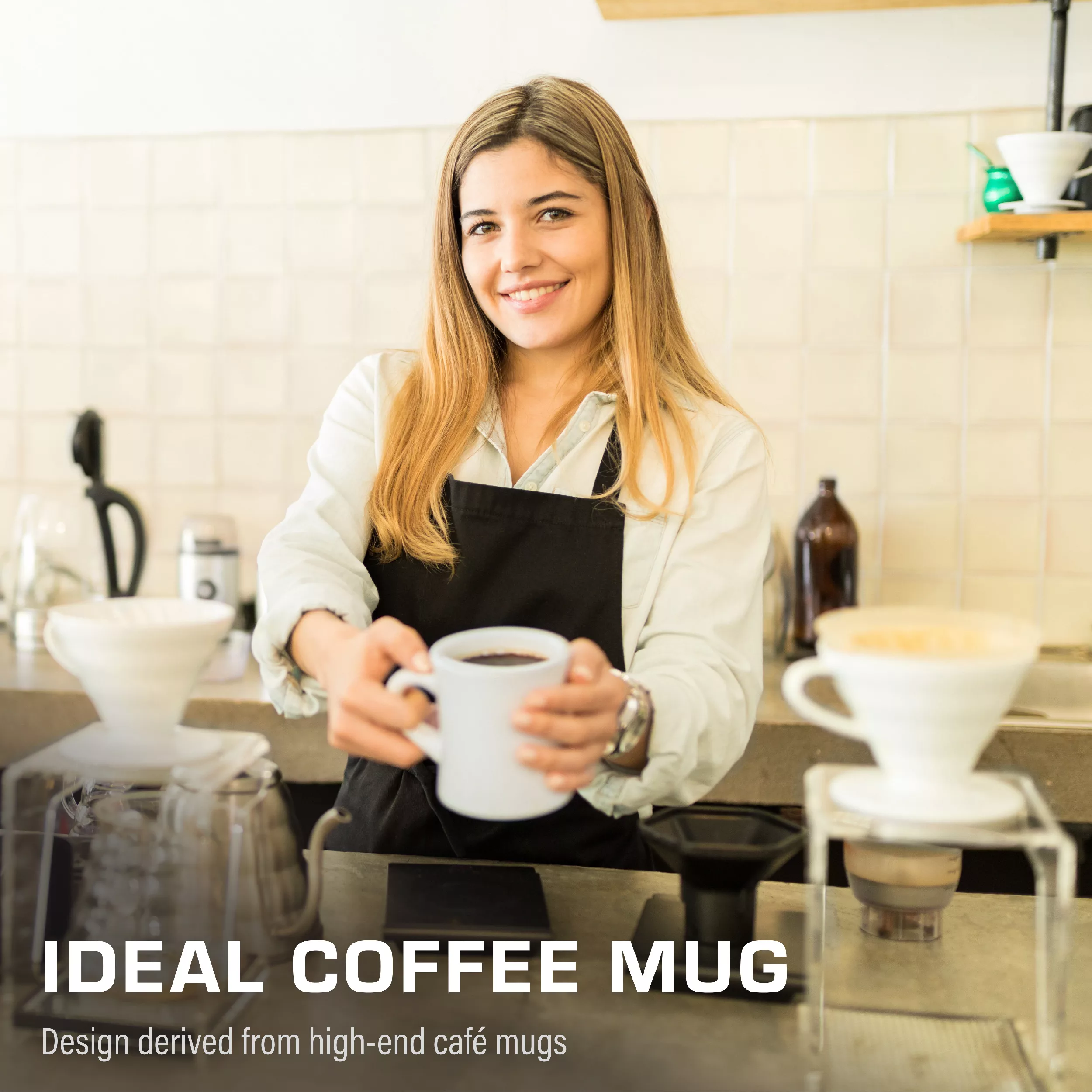 4 - Diner Coffee Mug White Mug for Diner