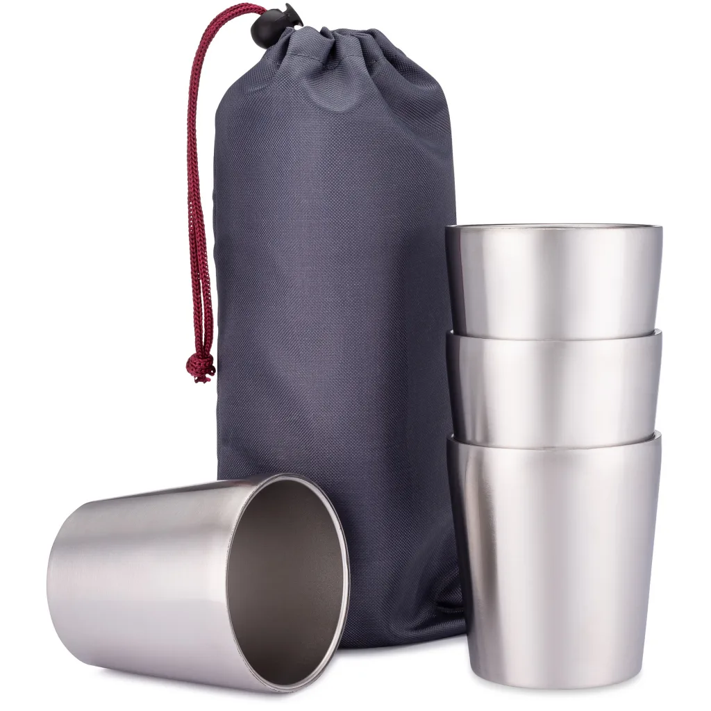 Scouts Stainless Steel Stackable Cups – COLETTI Coffee