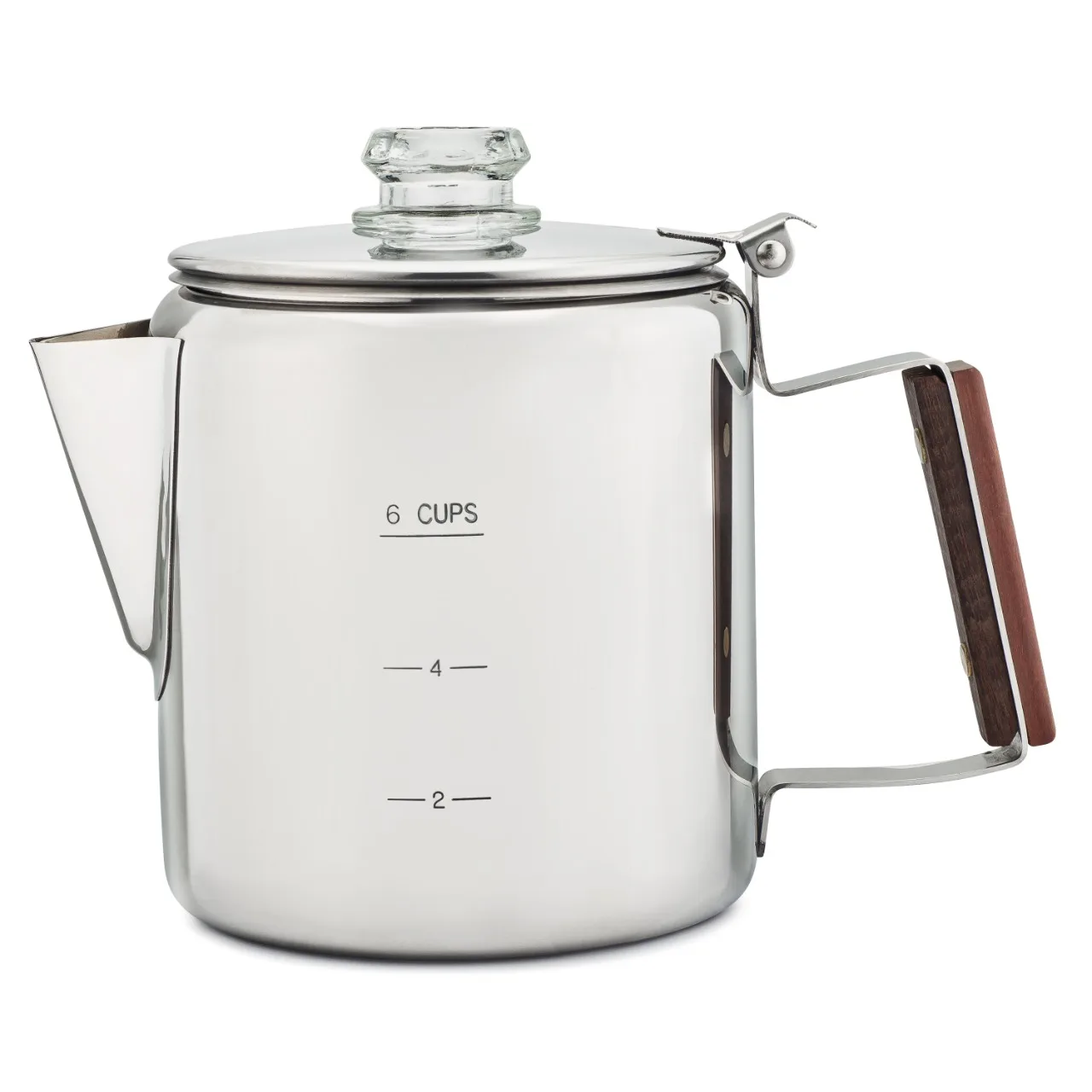 stainless steel percolator--6-cup-bozeman stainless steel percolator