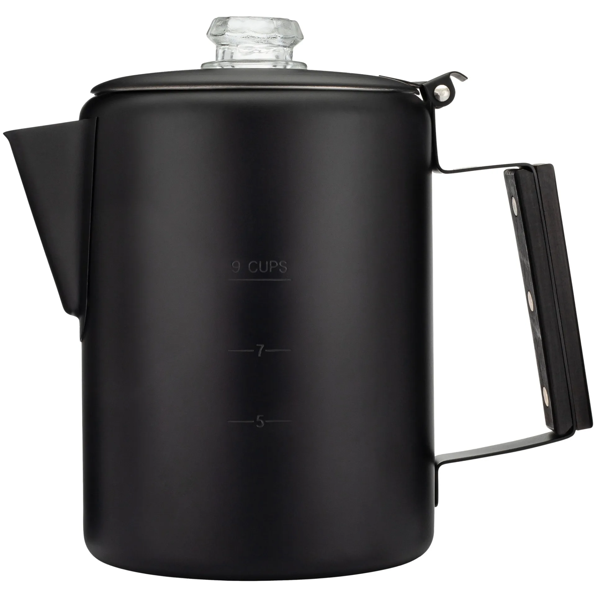 Black Stainless Steel Percolator by COLETTI Black Stainless Steel Percolator by COLETTI
