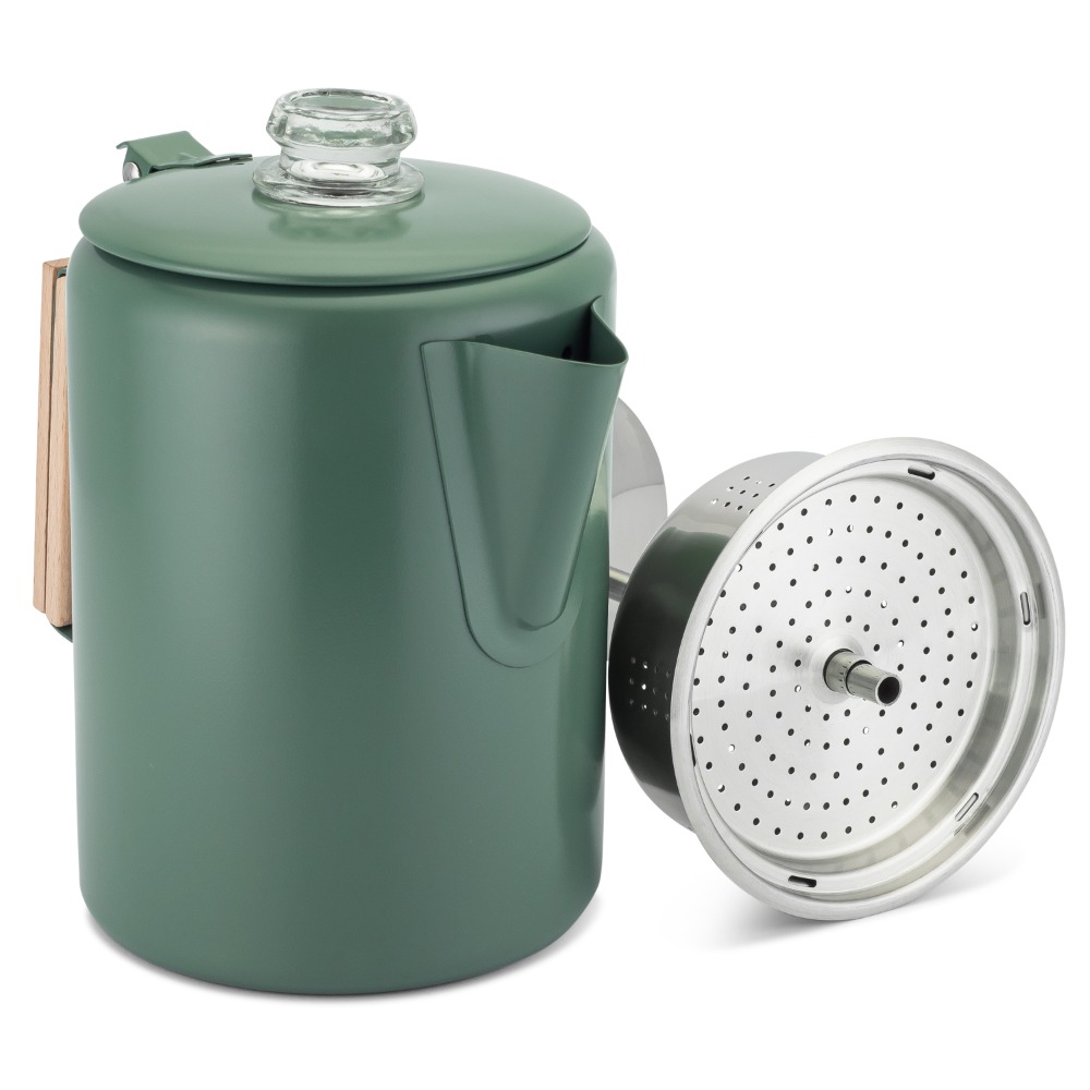 green coffee percolator